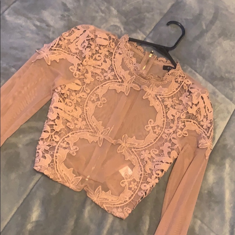 Couture Lace Crop Top